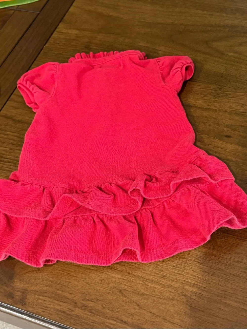 Ralph Lauren Red Ruffle Polo Dress & Bloomer Set